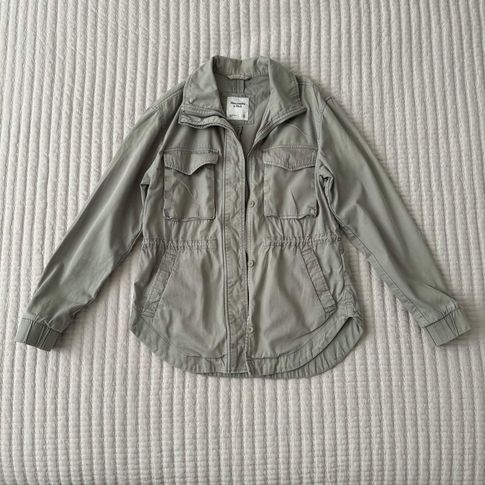 Abercrombie Olive Green Utility Jacket